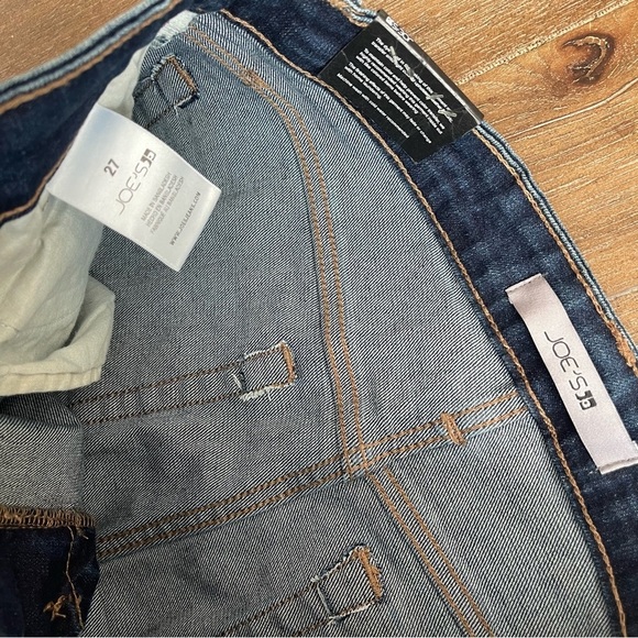 Joe’s Jeans Women's 6 / 28 Boyfriend Jean High Rise Straight Dark Blue Wash - Picture 9 of 13